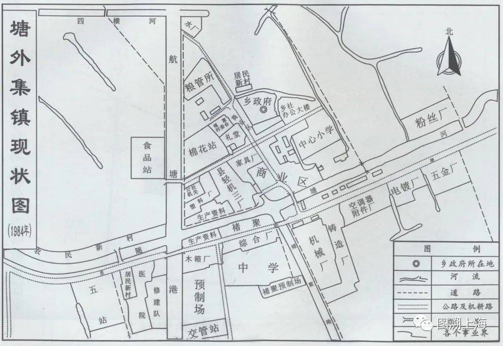 叙说地图图说奉贤地名塘外