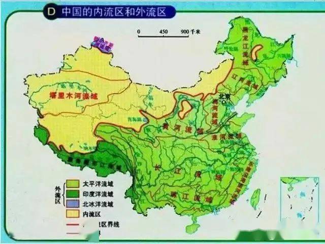 干湿地区划分图15中国地势阶梯状分布示意图14中国温度带13长江和黄河