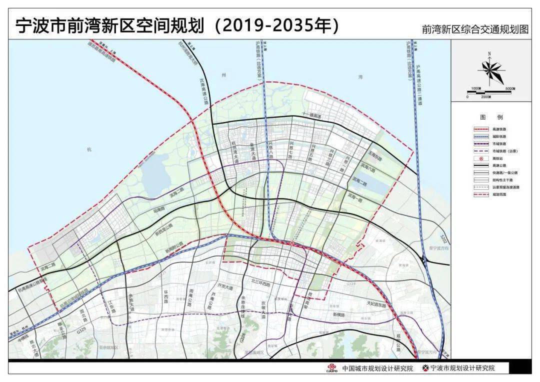 宁波前湾新区空间规划发布未来将实现城际40分钟可达沪杭