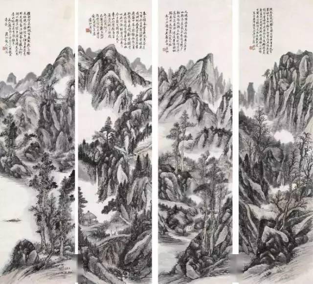 黄宾虹最美的山水画60幅，浑厚华滋，意境深邃，赏心悦目！