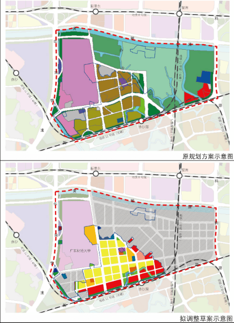 海珠赤沙片区规划拟调整_广州市