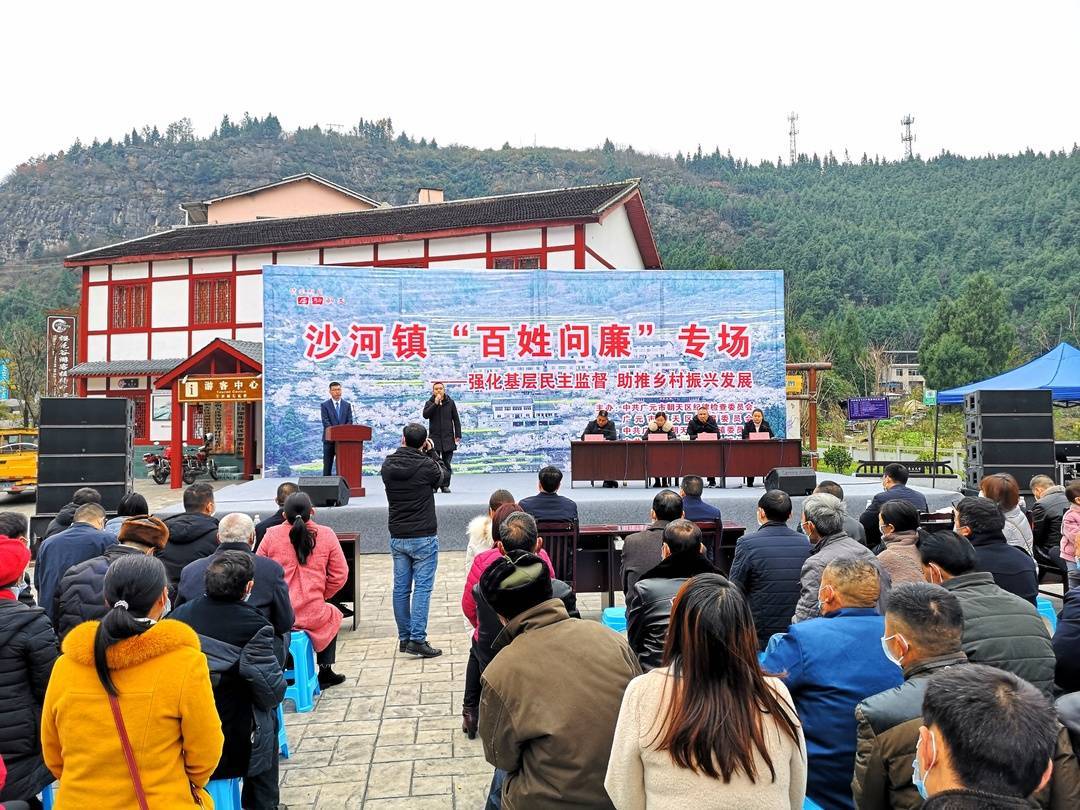 沙河镇"百姓问廉"专场.