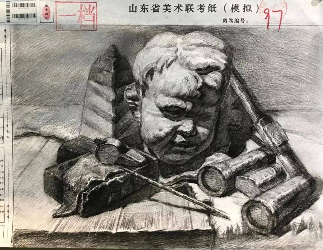 2020年山东美术联考三模优秀试卷