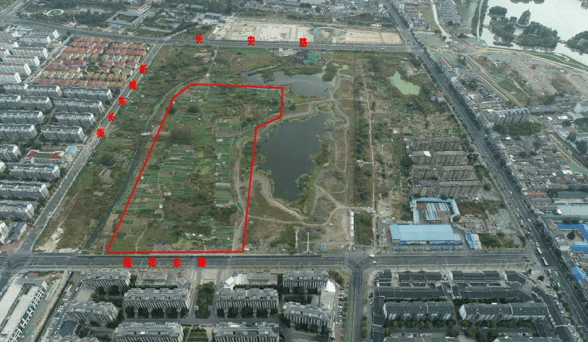 淮安区莲花东路南侧,新城西长街东侧 出让面积: 57860㎡  规划用地