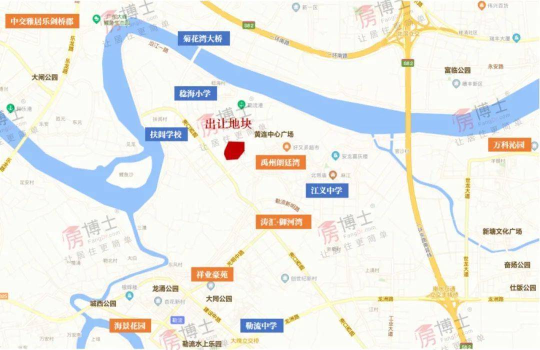 地块位置:勒流滨水生态区启动区