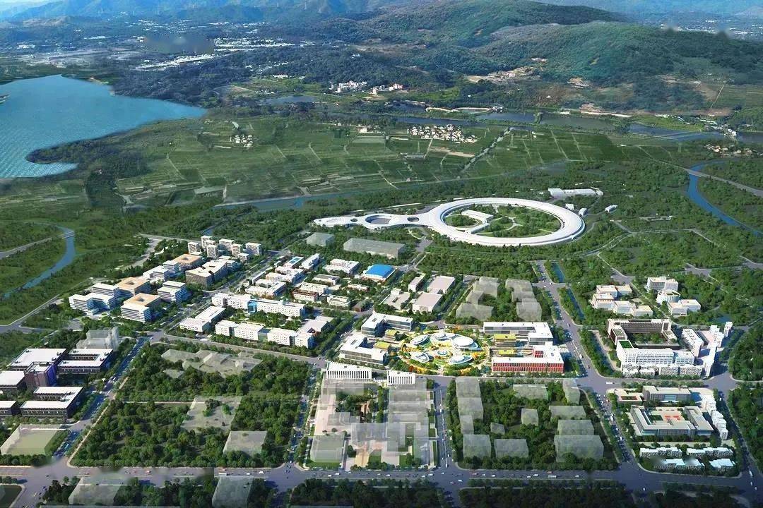 b,c三个地块组成,总用地面积  ▲怀柔科学城城市客厅a地块效果图