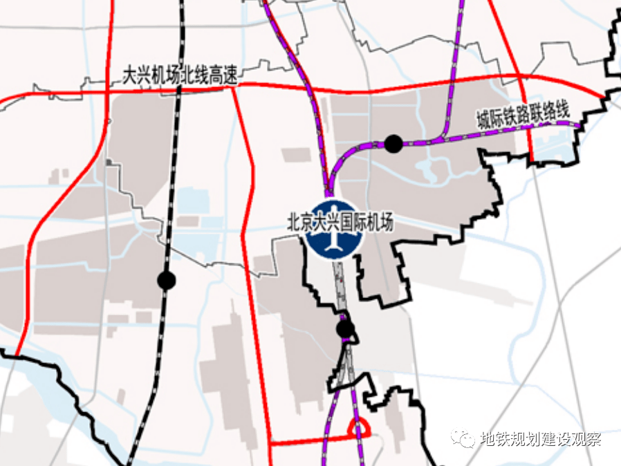 北京地铁m20m21走向曝光廊坊城际联络线可换乘