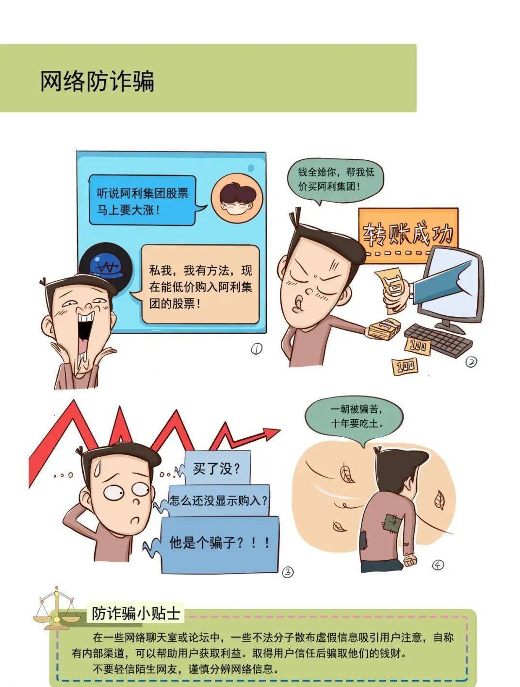 【网信开鲁】网络安全漫画之网络防诈骗