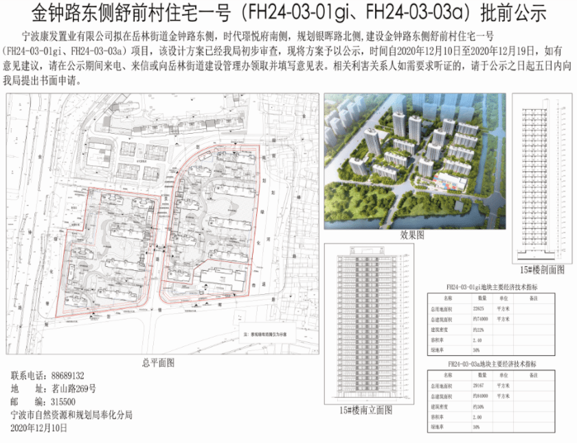 【城建头条】荣安奉化区岳林街道地块效果图曝光!