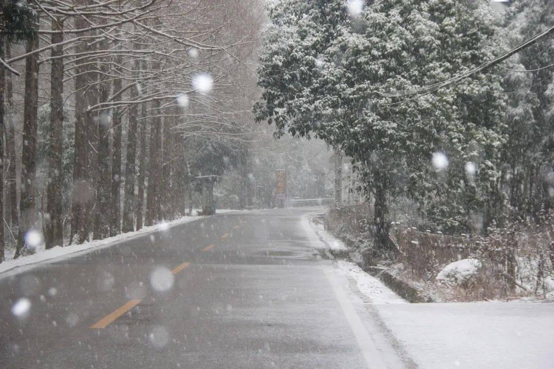 刚刚,江西下雪了~部分景区交通管制或暂时关闭!