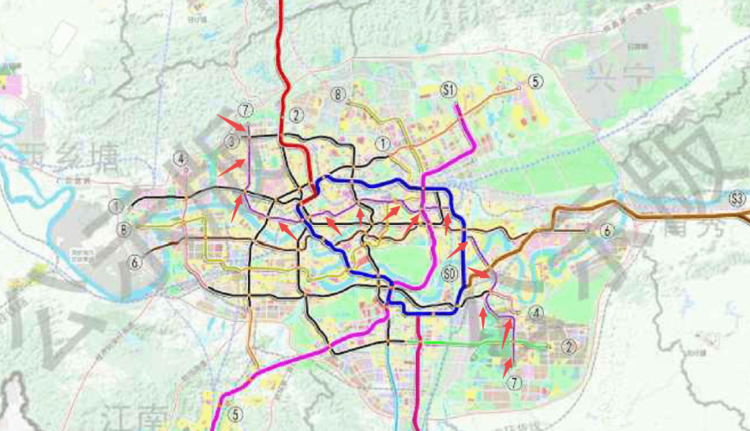 南宁地铁线网规划增至13条,哪条过你家?