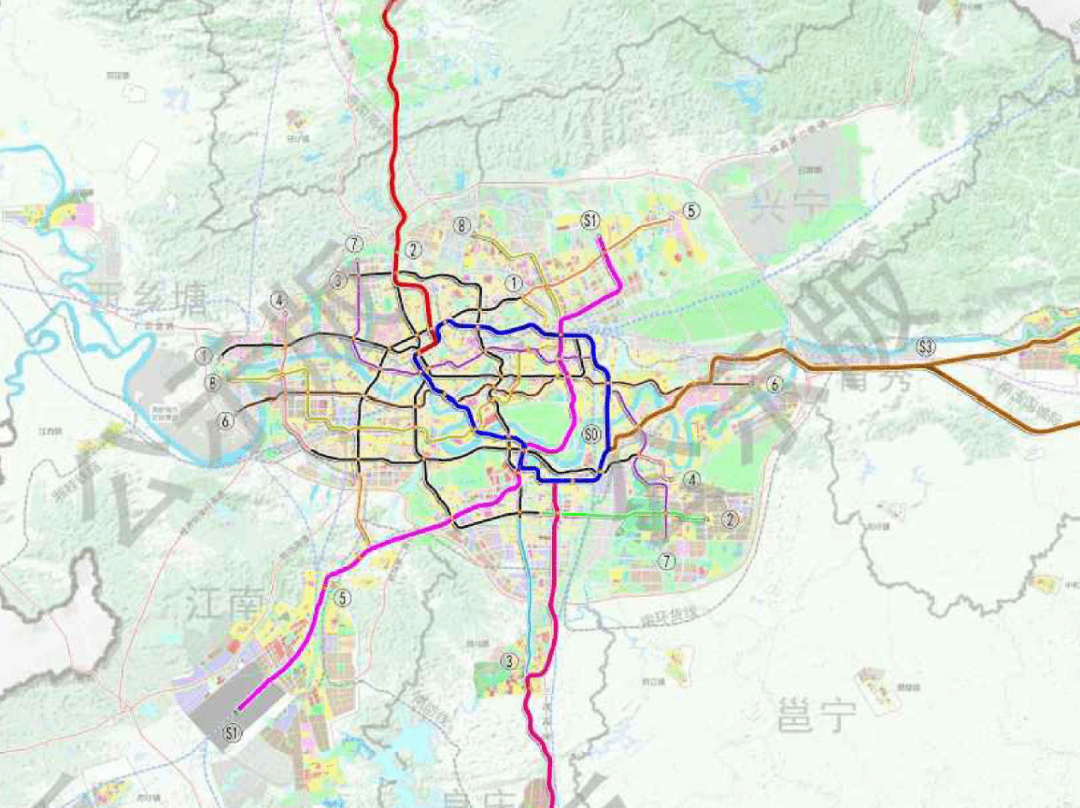 南宁地铁线网规划增至13条,哪条过你家?