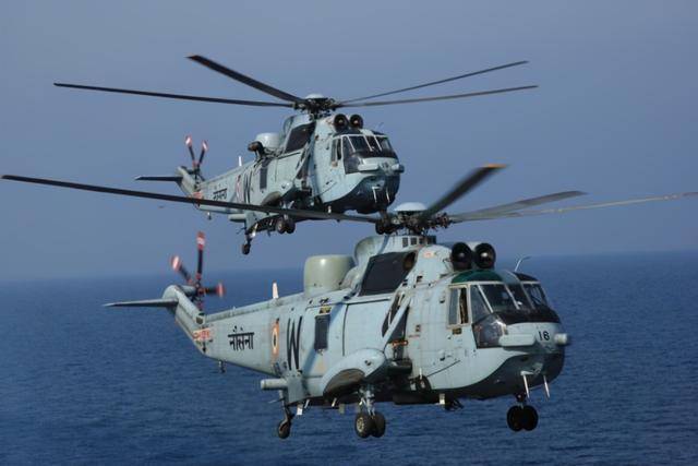 英国韦斯特兰直升机公司在sh-3d的基础上发展出海军"海王"反潜直升机