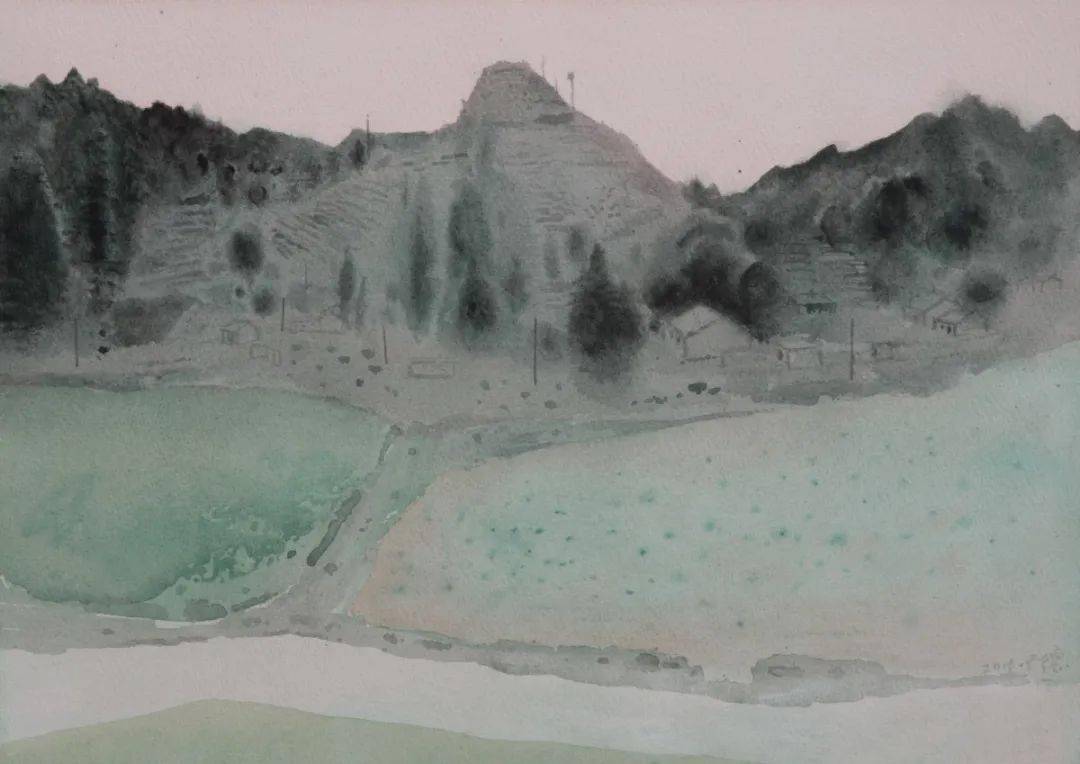 第三届全国小幅水彩画展开幕（附作品）cm 