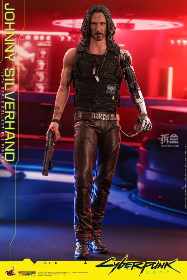 hottoys发布赛博朋克2077强尼61银手16比例珍藏人偶