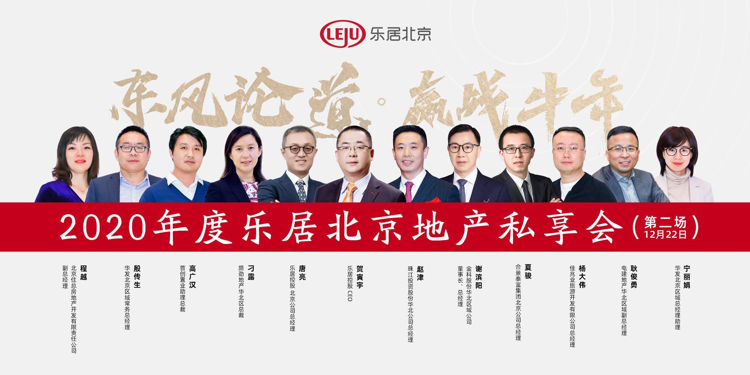 东风论道赢战牛年2020乐居北京地产私享会第二期圆满举行