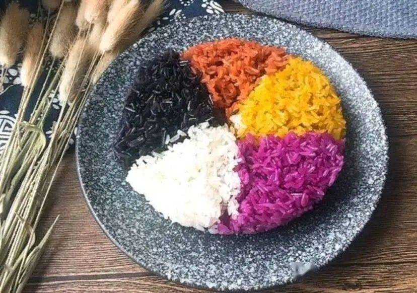 民族饮食|壮族五色糯米饭