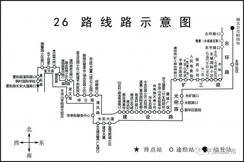 平顶山市人注意啦!市区66条公交路线最新详细路线调整和停靠点出炉!