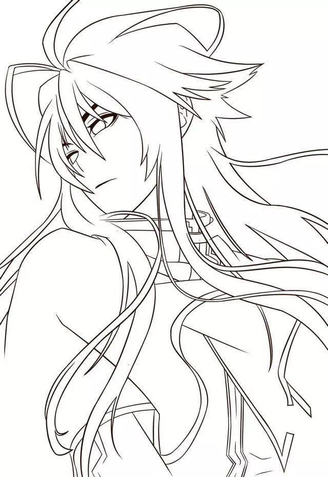 【黑白线稿】古风人物-帅哥美男白描线稿!