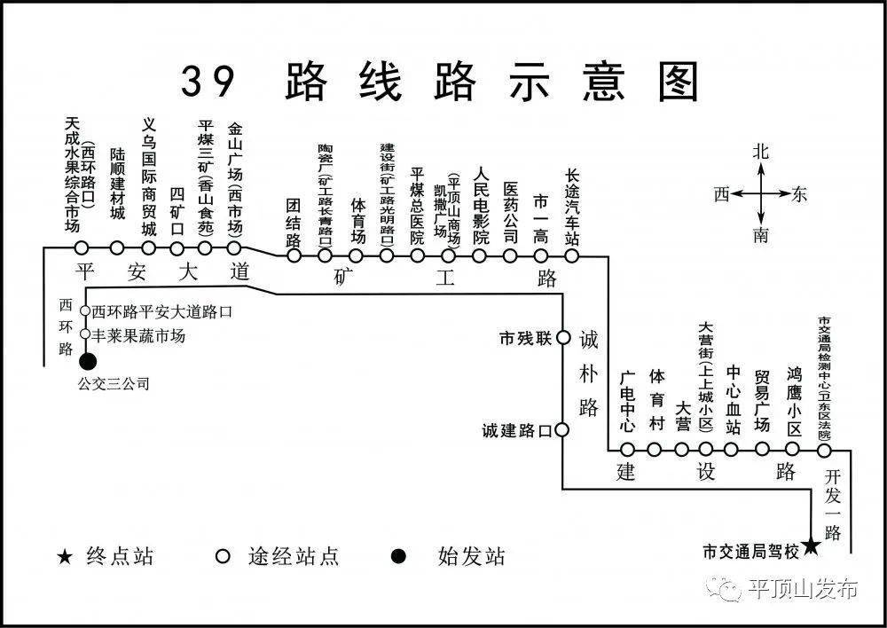 收藏!平顶山市区66条公交线路运行图和停靠站点汇总