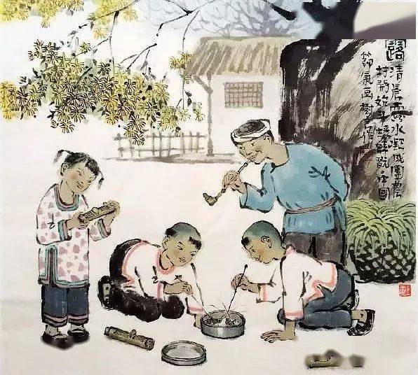民俗画《二十四节气》,美呆了!