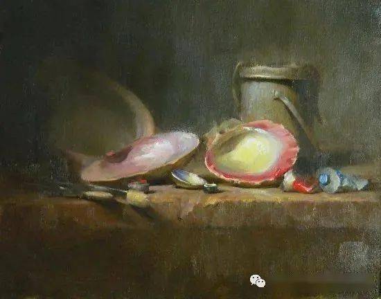 美国画家大卫·里德尔的静物油画作品有节奏的色彩，扎实的构图功底！_搜狐网