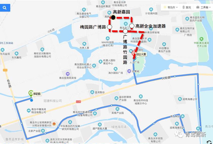 青岛高新区地铁8号线"公交换乘指南""摆渡车线路图"来啦!请查收!