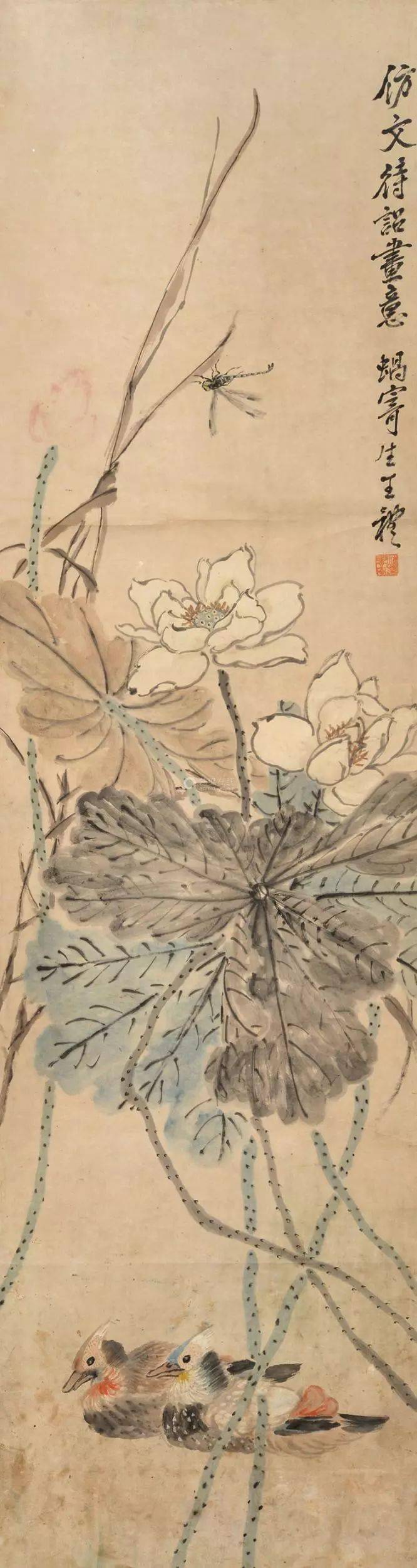 这位花鸟画大师,对任伯年,潘天寿也深受影响,承袭至今