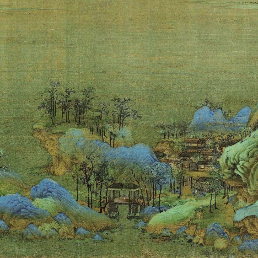900年鲜丽如新，揭秘《千里江山图》如何用色_山水