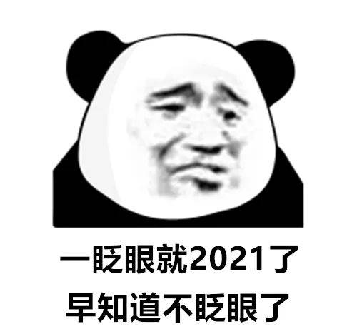 熊猫头表情包 i 期待2021.1.1的第一个男朋友