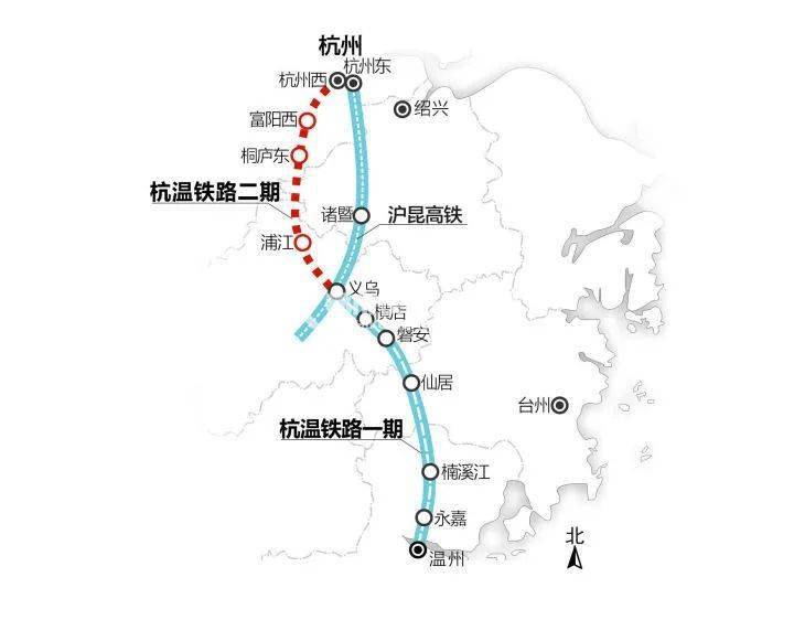 钱塘新区人杭州坐高铁去温州只要1小时杭温铁路二期开工