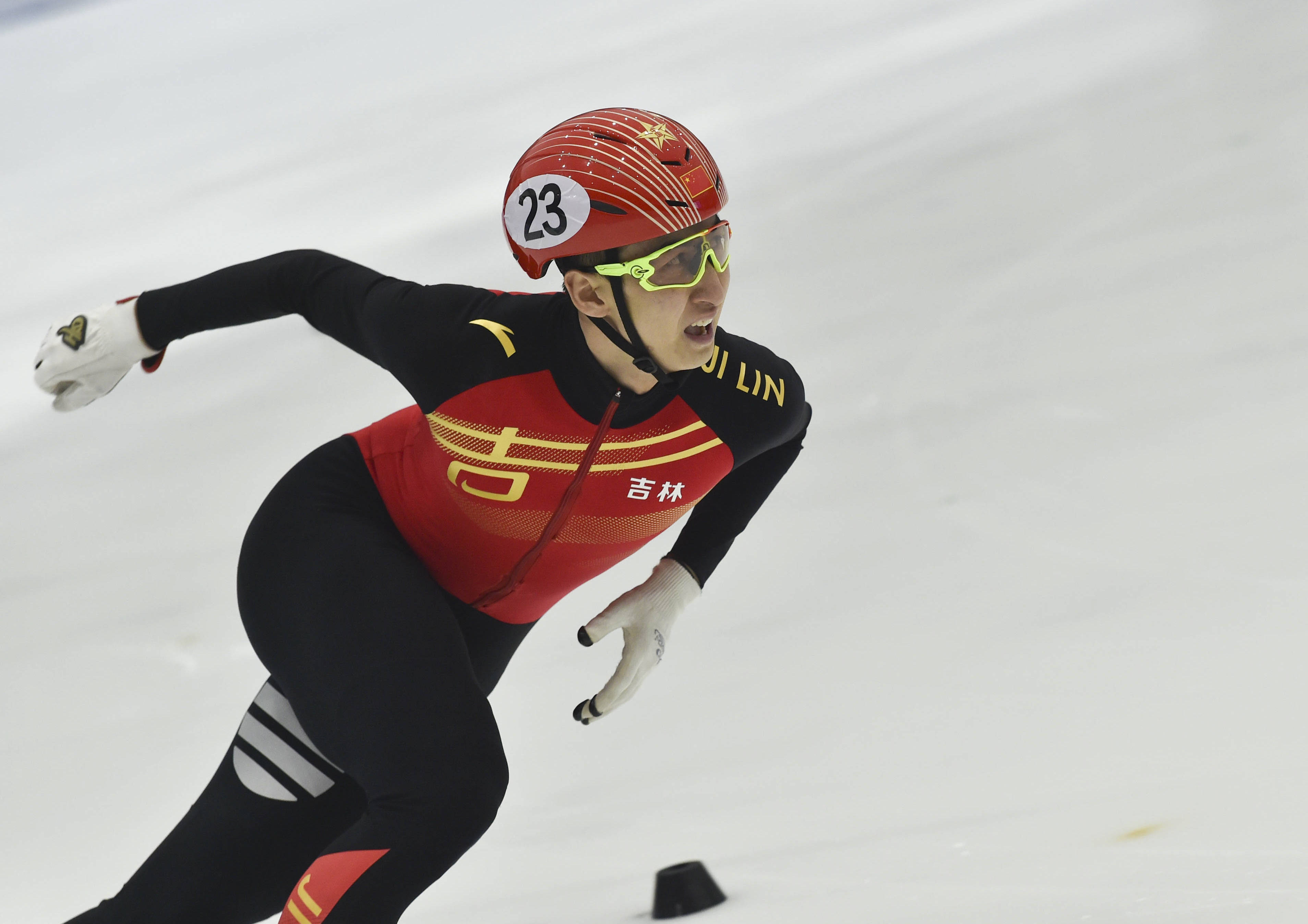 短道速滑——全国冠军赛:武大靖夺得男子1500米冠军