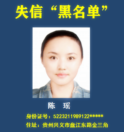 快来看!兴义这12人被纳入失信"黑名单",请谨慎与其商务往来