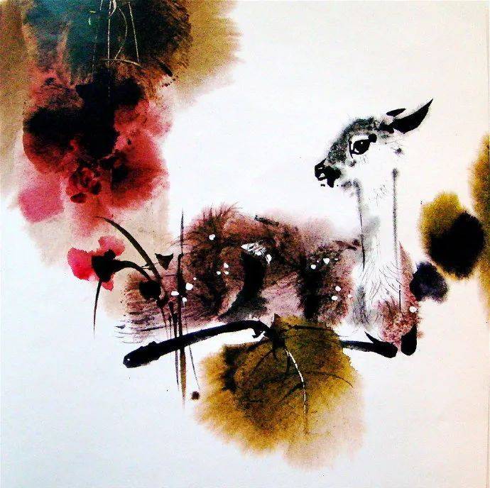 唐绘-水墨画 居家动物画水墨鸡《外表总是很华丽》 - 花鸟画- 99字画网