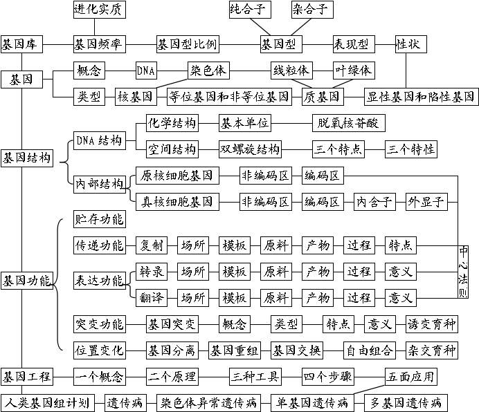 【生物】高中生物知识结构图全汇总!一目了然,火速收藏!