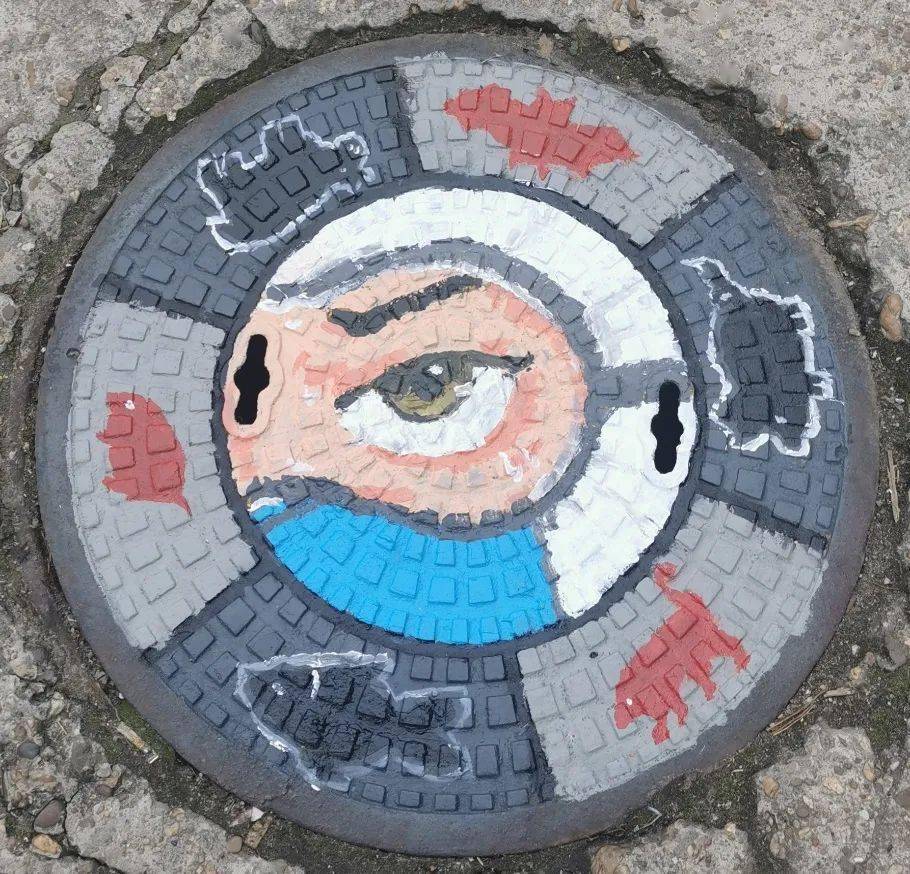 井盖彩绘|医者仁心,共绘美