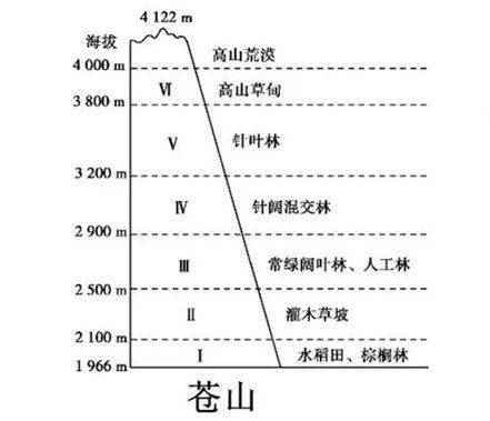 干货| 18座山脉的垂直自然带谱,总结全了!_乞力马扎罗