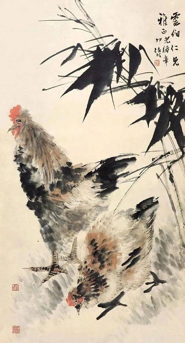 在历代画鸡名家中,唯有他画的鸡最为人称道!_任伯年