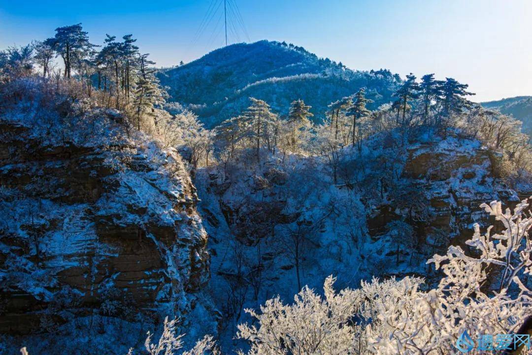 摄影欣赏:《又见天台山美丽的雪景!》