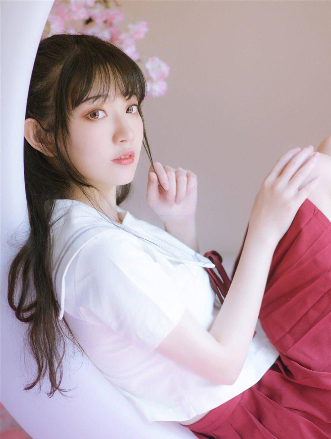 jk写真寒冷冬日里的一抹温暖