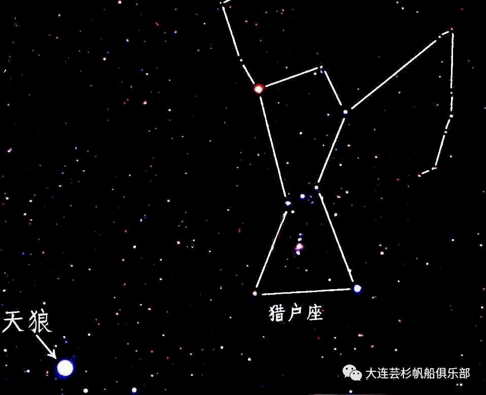 猎户座非常容易找到,其两颗亮星中间的紧密排成一条直线的三星也应该