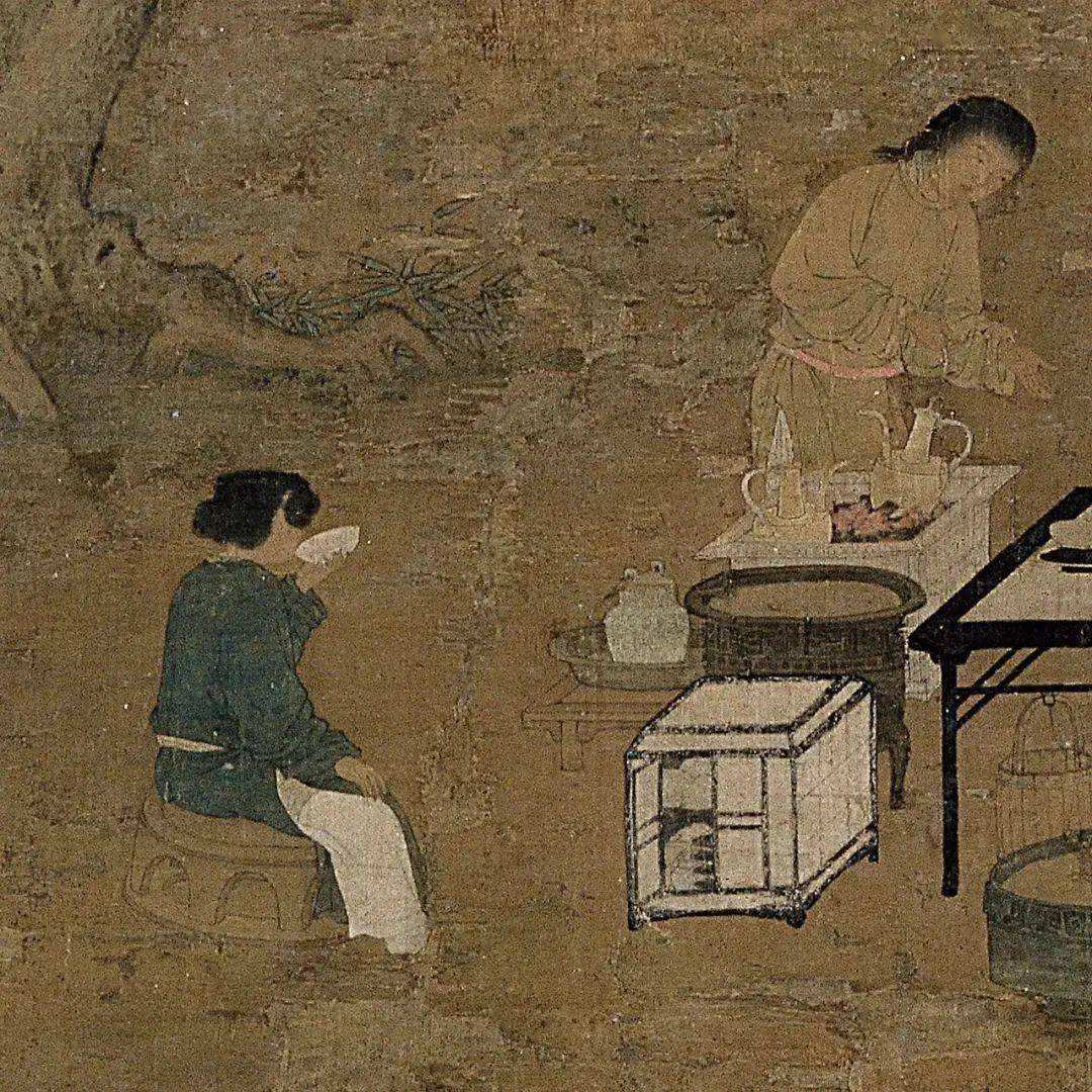 古画中的茶