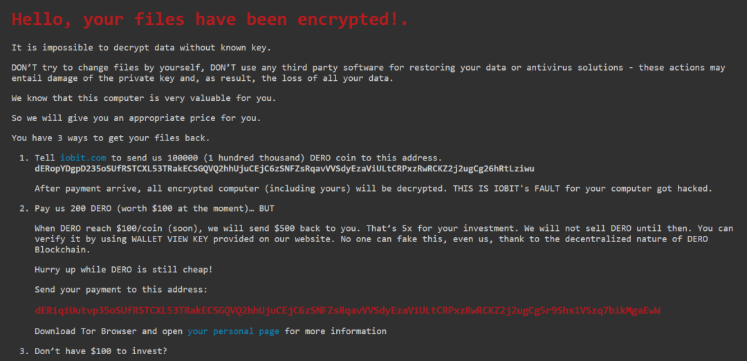 encrypted,retailer 病毒会在桌面上释放名为files_encrypted.html和read_to_decrypt.