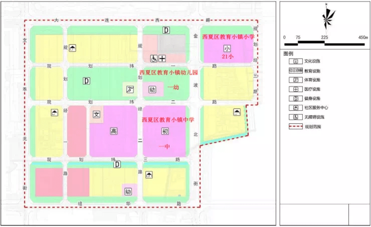 教育 居住 医疗 商业 公园 西夏区教育小镇全面规划来了!