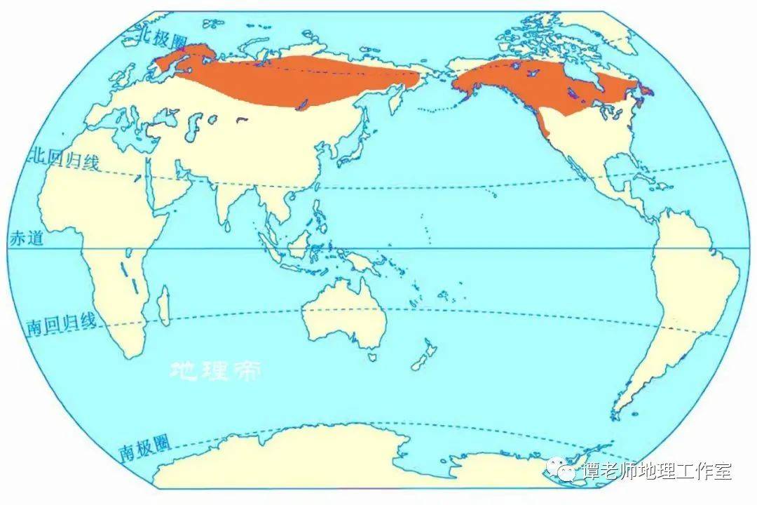 附世界各地气候特征和类型分布!