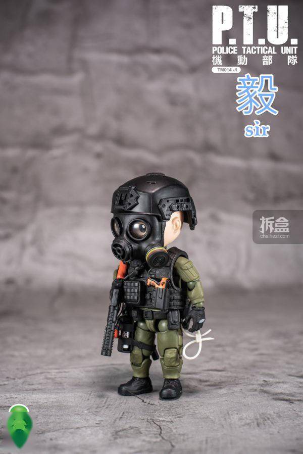 figurebase 香港警察 ptu机动部队 忠诚勇毅 q版人偶公仔