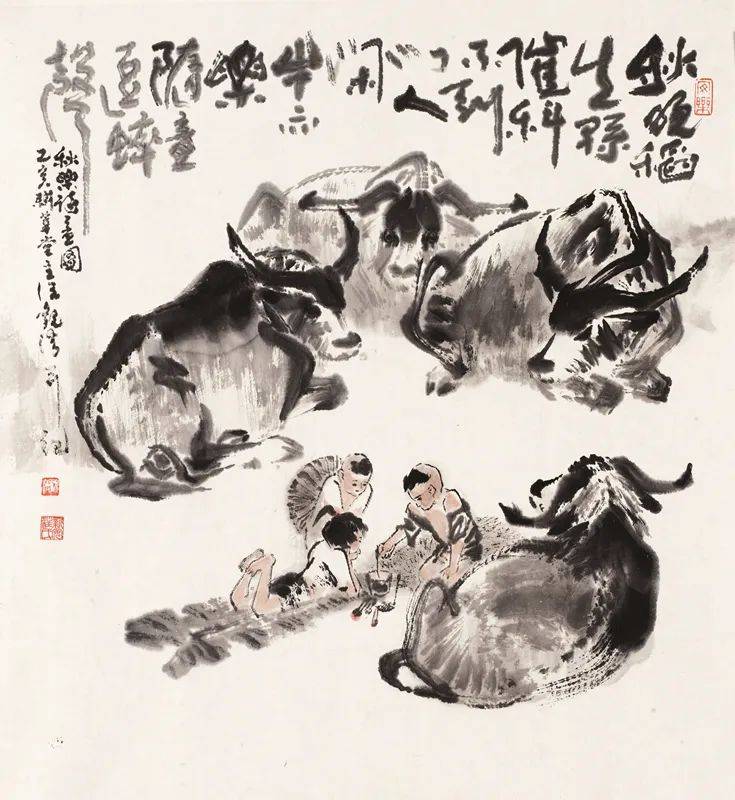 牛年献礼!歙籍著名旅沪画家汪观清作品铜雕牛亮相上海人民广场地铁站
