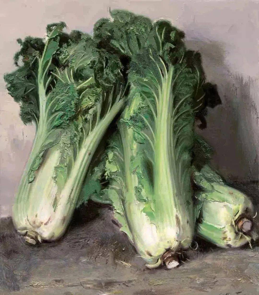 白菜60x50cm 布面油画2006年局部局部局部局部局部局部白菜60x50cm