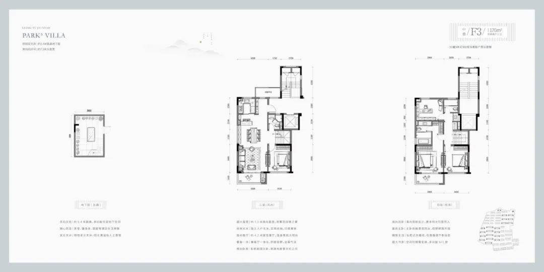 良语久园中叠户型图上叠墅式星空露台,居住空间无干扰,充分保障私密性