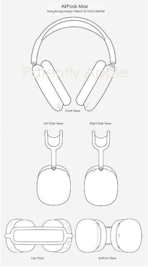 苹果获得15项外观设计专利 涉及airpods max及智能电池壳smart case